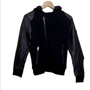 Diesel bomber jacket with hood